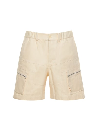 Shorts In Gabardina Di Cotone Luisaviaroma Uomo Abbigliamento Pantaloni e jeans Shorts Pantaloncini 