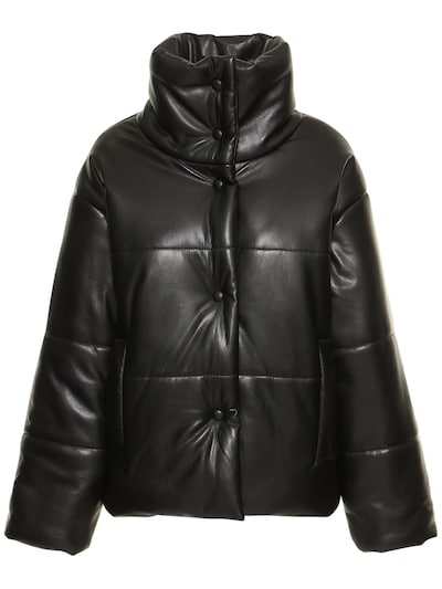 Hide faux leather puffer jacket - Nanushka - Women | Luisaviaroma