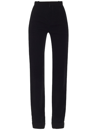 Tailleur velvet pants - Saint Laurent - Women | Luisaviaroma