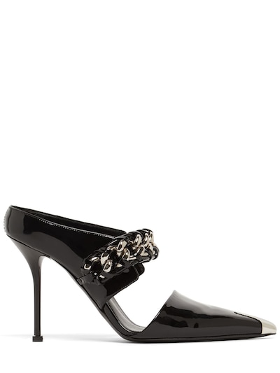 105mmm patent leather mule pumps - Alexander McQueen - Women | Luisaviaroma