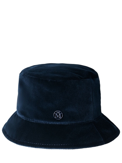 Jason smooth velvet bucket hat 