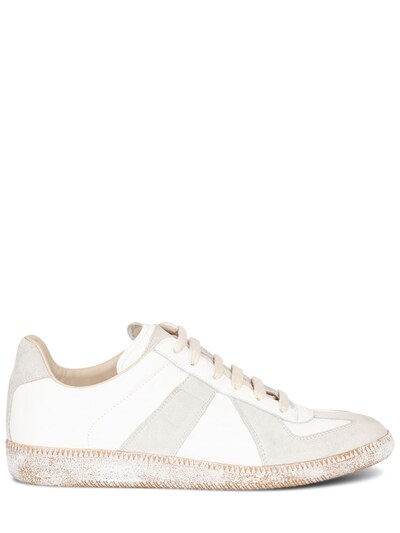 20mm replica leather sneakers - Maison Margiela - Women | Luisaviaroma