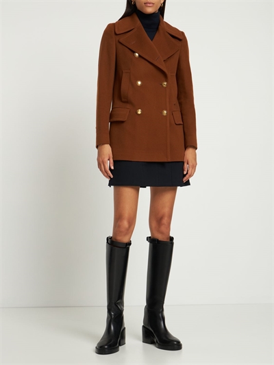 Tagliatore 0205: Blanche wool & cashmere peacoat - women_1 | Luisa Via Roma