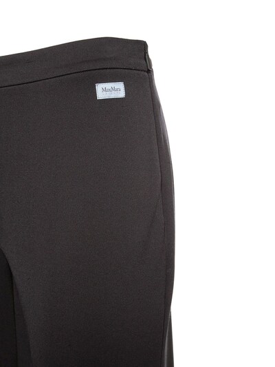 Max Mara: Pantaloni Olinda in jersey stretch - women_1 | Luisa Via Roma