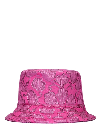 Gucci - Gg printed silk blend bucket 