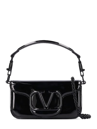 Small loco patent leather shoulder bag - Valentino Garavani - Women