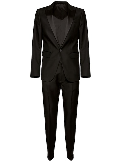 17cm berlin wool silk tuxedo suit - Dsquared2 - Men | Luisaviaroma