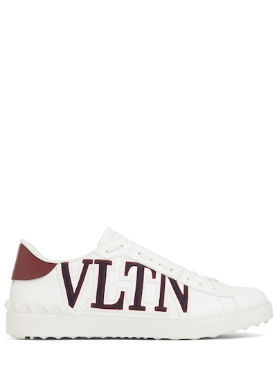 Vltn open leather low sneakers - Valentino Garavani - Men | Luisaviaroma