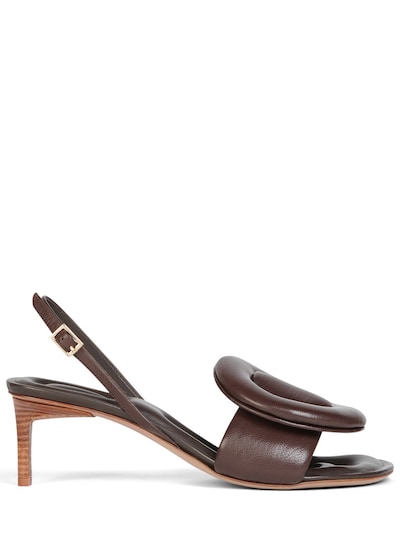 Jacquemus - 55mm les sandales cuscinu sandals - Brown | Luisaviaroma