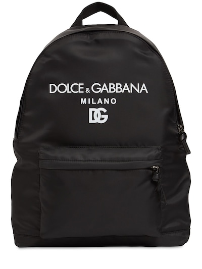 dolce and gabbana black backpack