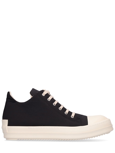 Rick Owens Drkshdw Black Taffeta Sneakers
