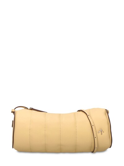 Manu Atelier Cylinder Leather Shoulder Bag