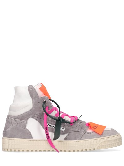 luisaviaroma.com | Off-white 3.0 off court suede high top sneakers