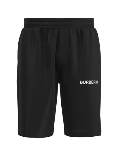 Herren Bekleidung Kurze Hosen Freizeitshorts Burberry Shorts Aus Baumwolljersey Mit Logo raphael in Schwarz für Herren 