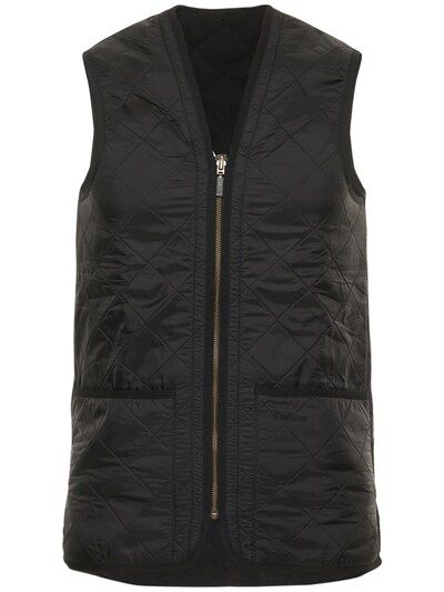 Polarquilt zip-liner vest - BARBOUR - Men | Luisaviaroma