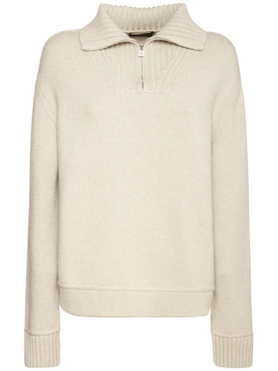 Loro Piana - Northdowns ribbed cashmere sweater - Ancient Paper ...