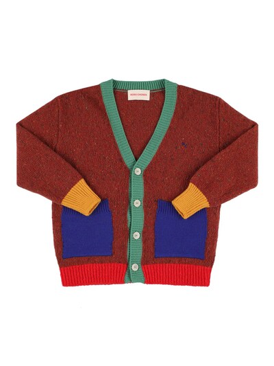Check Print Wool Blend Zip Cardigan Luisaviaroma Boys Clothing Sweaters Cardigans 