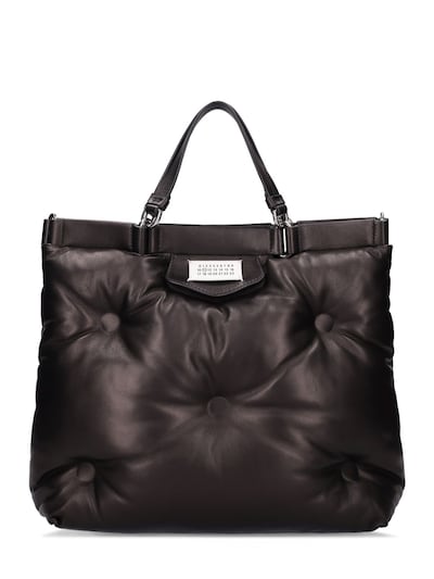 Medium glam slam leather shopping bag - Maison Margiela - Women ...