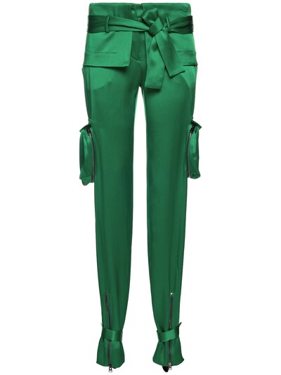 Fluid satin cargo pants - Tom Ford - women | Luisaviaroma