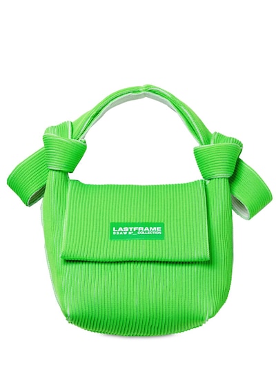 Luisaviaroma Damen Accessoires Taschen Handtaschen Zweifarbige Handtasche Aus Strickripp 