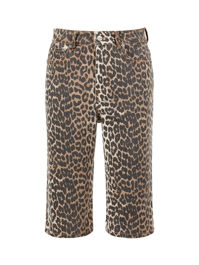 GANNI - Printed organic cotton denim 