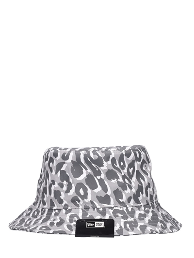Cotton cheetah printed bucket hat 