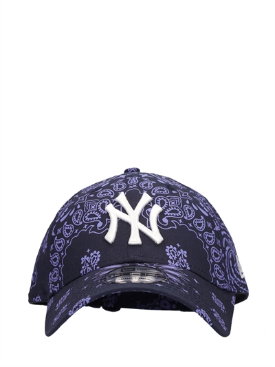 New Era - Cappello 9forty in cotone stampa paisley - Blu/Multi |  Luisaviaroma