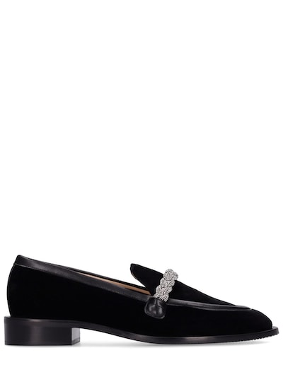 25mm embellished velvet loafers - Stuart Weitzman - Women | Luisaviaroma