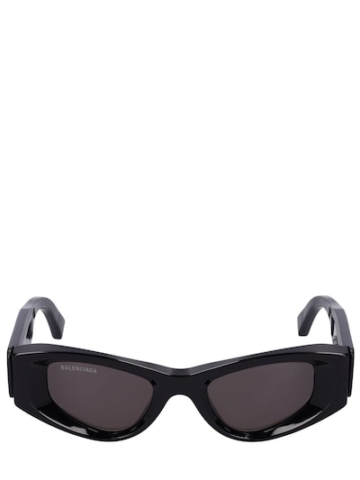 Sunglasses: Cat Eye Sunglasses, acetate & tweed — Fashion