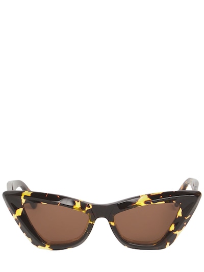 Bottega Veneta - Bv1101s acetate sunglasses - Havana | Luisaviaroma