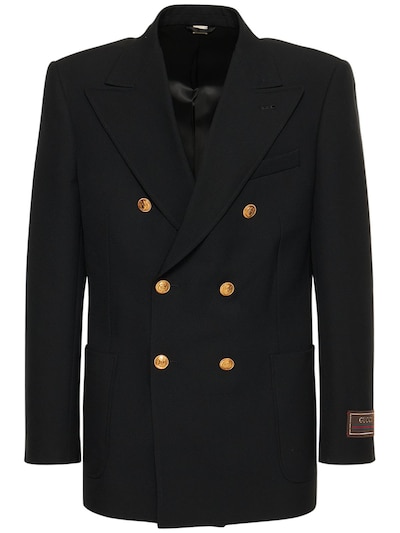 gucci double breasted wool coat