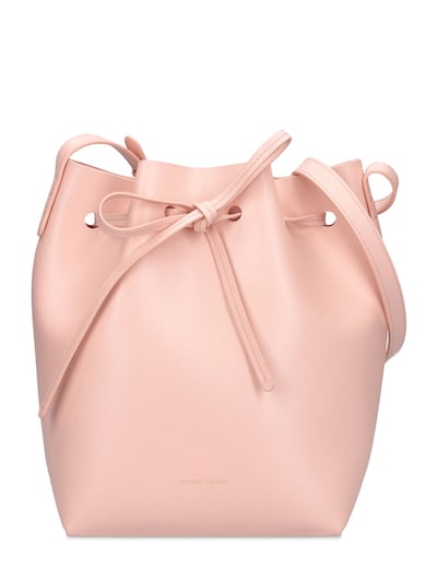 mansur gavriel saffiano bucket bag