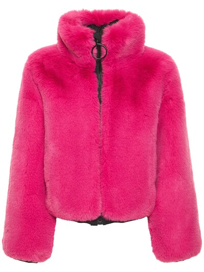 Faux Fur Knit Vest Luisaviaroma Girls Clothing Jackets Gilets 