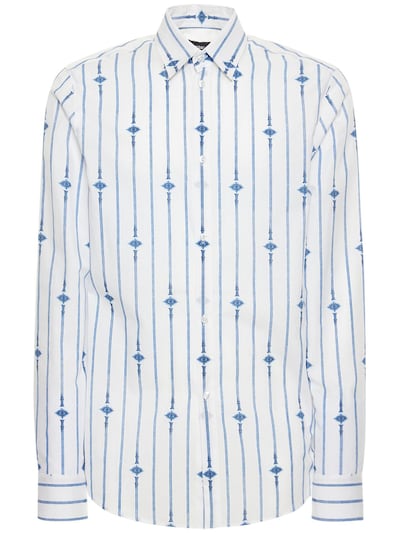 Third eye printed cotton shirt - Egonlab - Men | Luisaviaroma