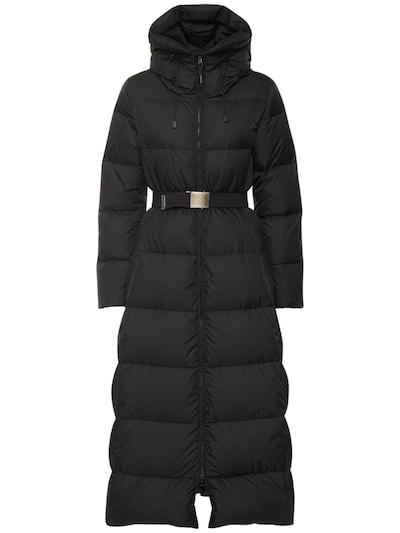 Quilted nylon long down coat - Aspesi - Women | Luisaviaroma