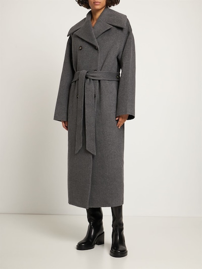 Milma long double breasted wool coat - Nanushka - Women | Luisaviaroma