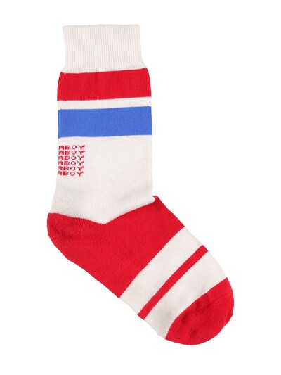Herren Bekleidung Unterwäsche Socken Charles Jeffrey Socken Aus Baumwollmischung in Rot für Herren 