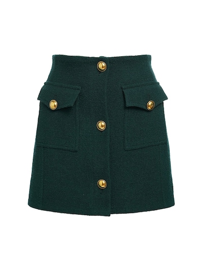 Tweed bouclé mini skirt - Alessandra Rich - Women | Luisaviaroma