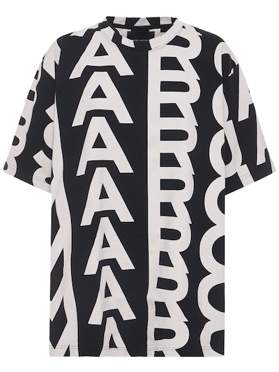 The big monogram print cotton t-shirt - Marc Jacobs - Women