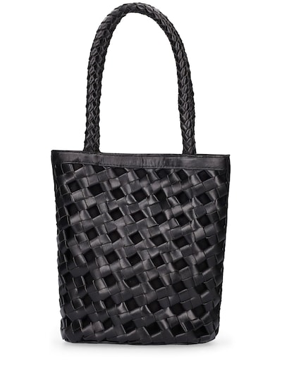 Bembien: Bonita handwoven leather shoulder bag - women_0 | Luisa Via Roma