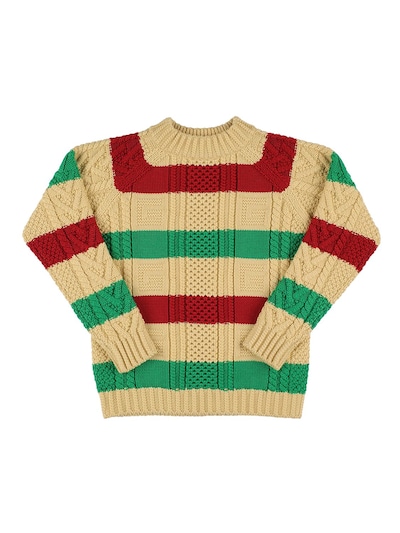 gucci striped wool sweater