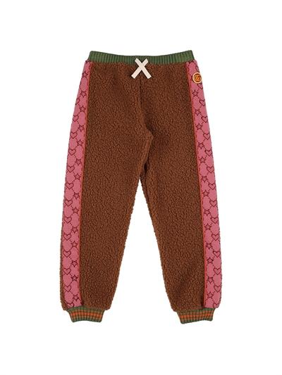 Gucci - Faux fur pants - Brown/Pink 