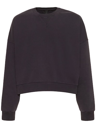 Box crew washed cotton sweatshirt - Entire Studios - Men