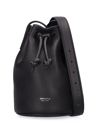Borsa Secchiello In Pelle Con Logo Luisaviaroma Donna Accessori Borse Borse a tracolla 