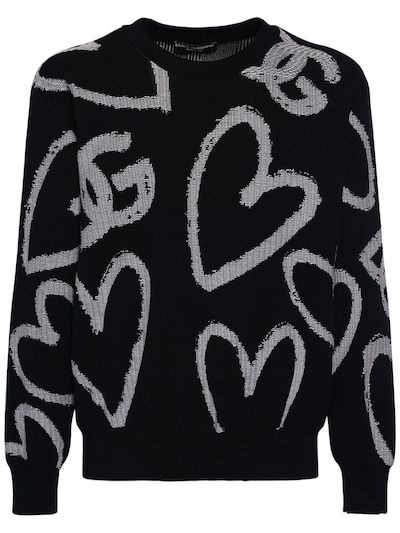 All over knit sweater - Dolce & Gabbana - Men | Luisaviaroma