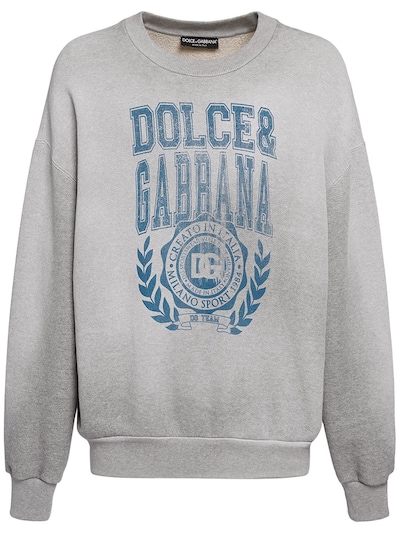 Måned åbning vinde College logo sweatshirt - Dolce & Gabbana - Men | Luisaviaroma