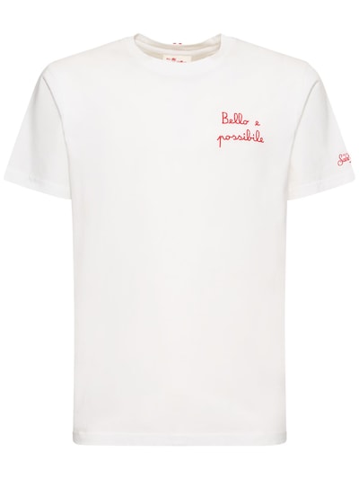 Bello e possibile cotton jersey t-shirt - Mc2 Saint Barth - Men ...