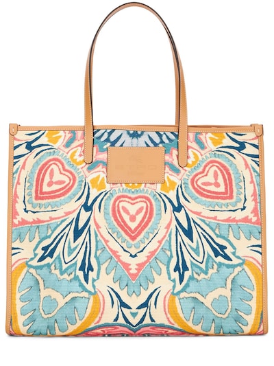 Globetrotter Mini Paisley Tote Bag in Multicoloured - Etro