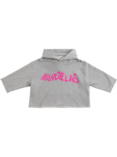 MM6 Maison Margiela Logo Printed Hoodie