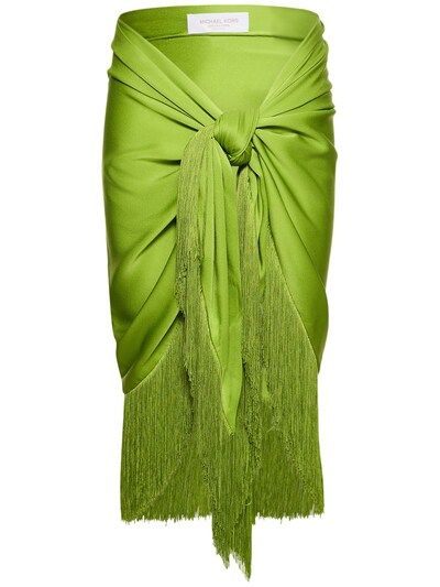 Fringed wrap midi skirt - Michael Kors Collection - Women